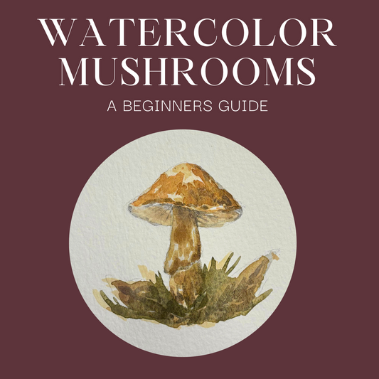 Watercolor Mushrooms Kit PREORDER