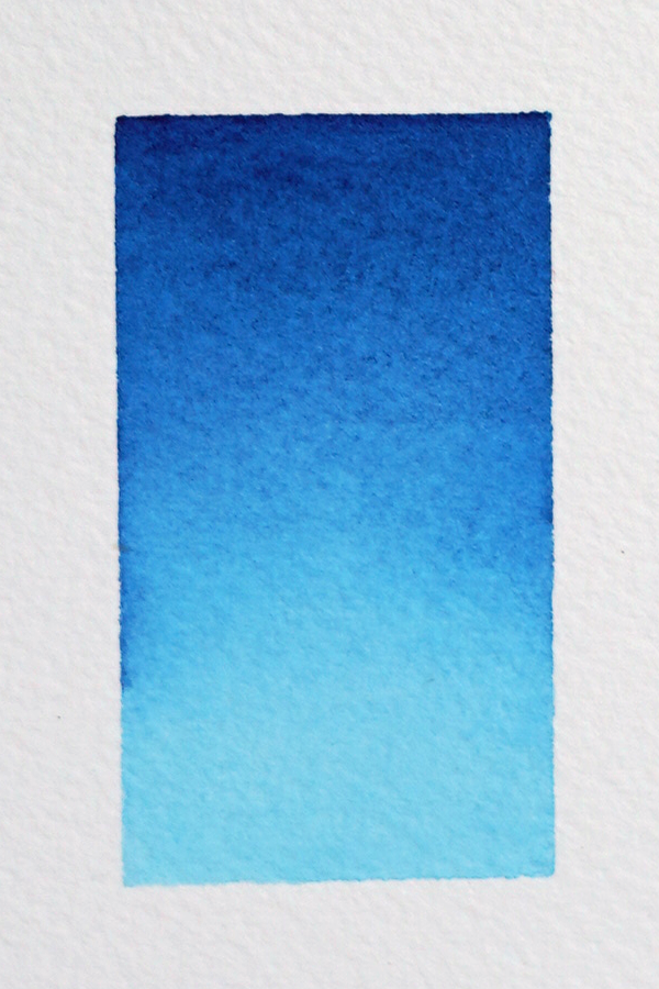 Phthalo Blue Watercolor Half Pan