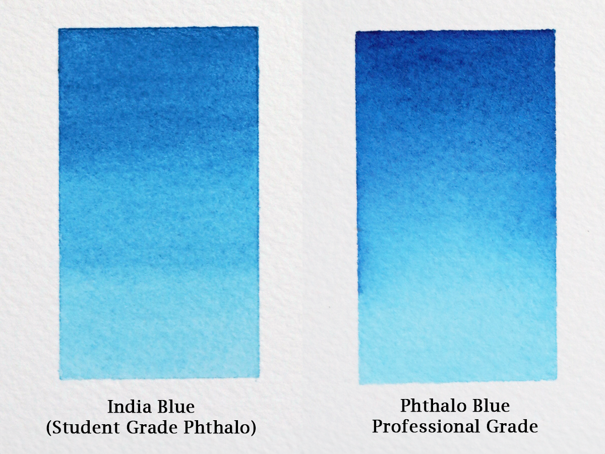 India Blue Watercolor Half Pan